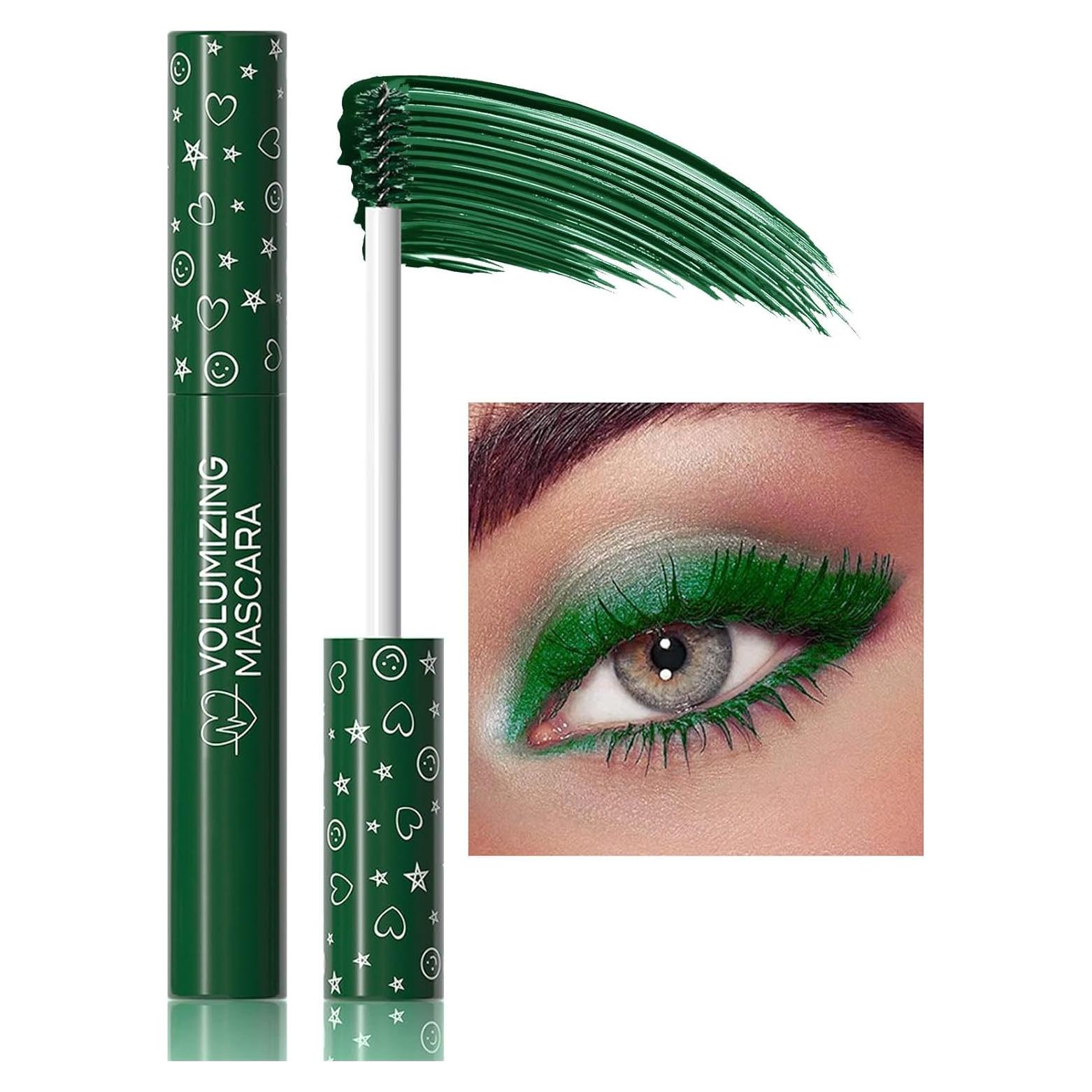 Máscara de Pestañas Wavuketu Verde 29ml Voluminizadora