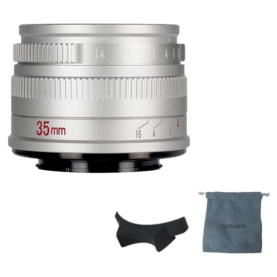 Lente Prime 7artisans 35mm F1.4 para Montura M4/3