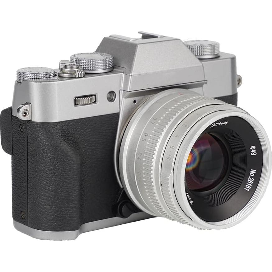Lente Prime 7artisans 35mm F1.4 para Montura M4/3