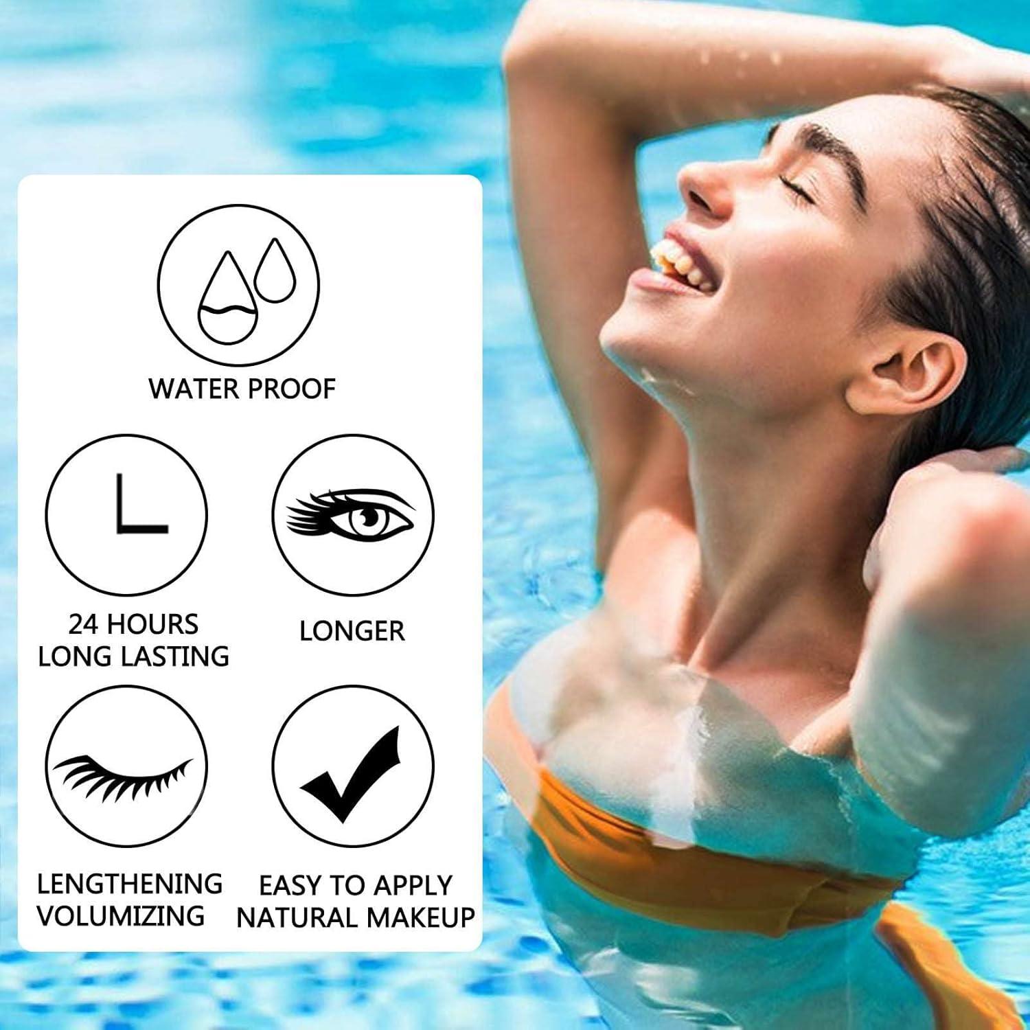 Máscara de Pestañas TWLBXMG Blanca Voluminizadora 11.81 cm