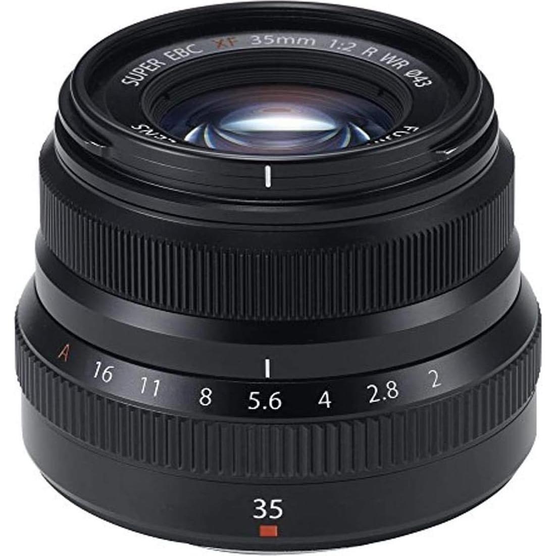 Lente Fujifilm XF 35mm F2 R WR Negro con Accesorios