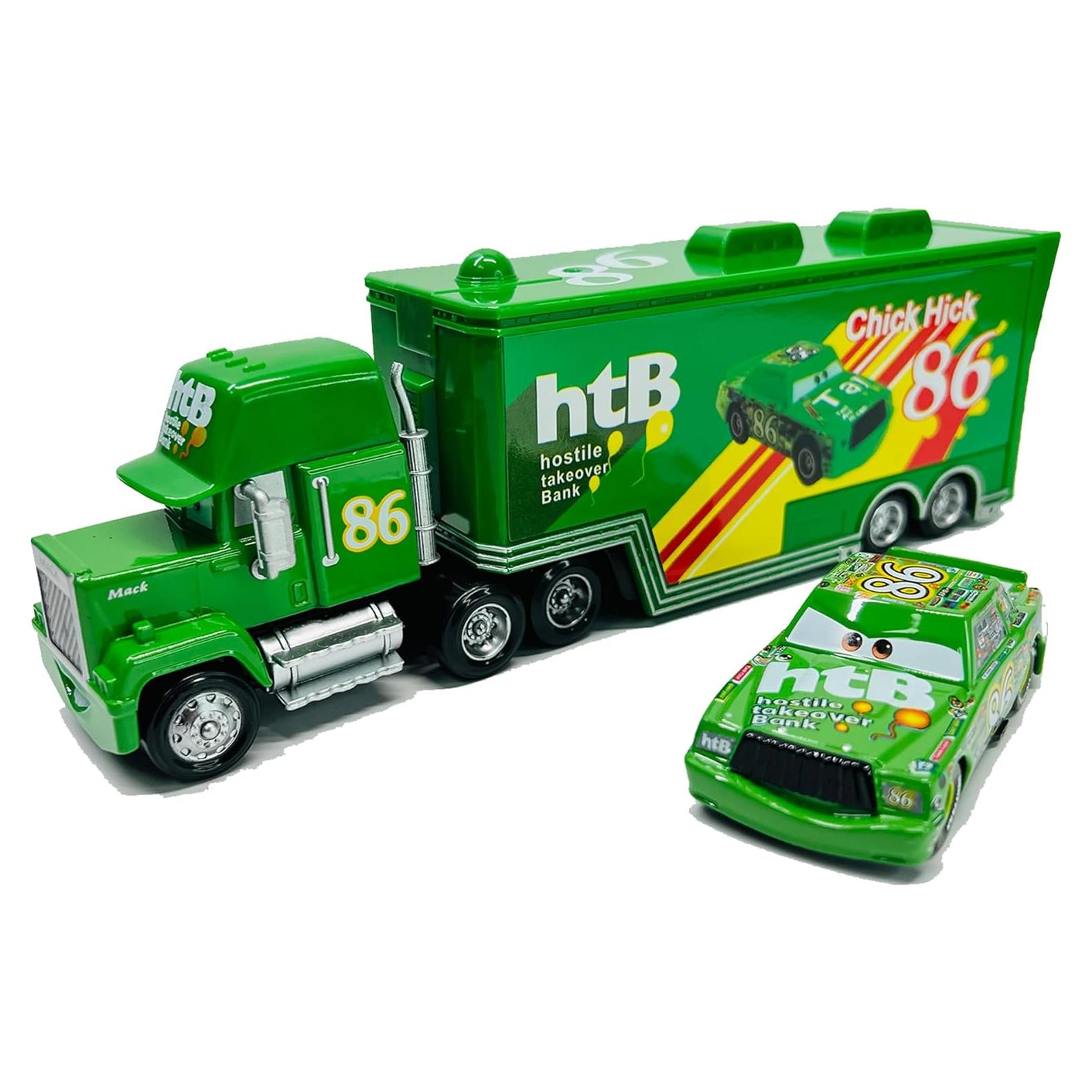 Set de Coches Pequeños Chick-Hick con Remolque - Juguetes para Niños