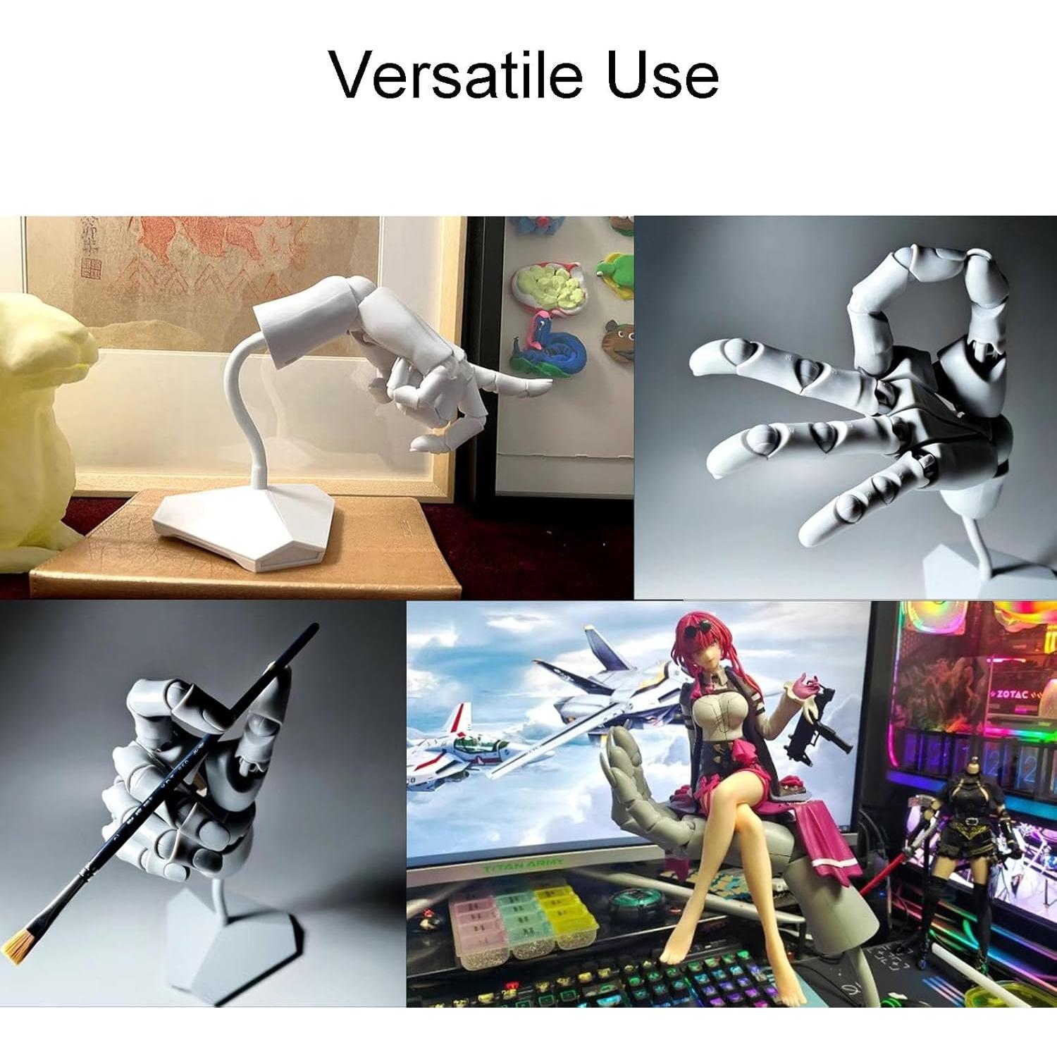 Modelo de Mano Flexible PVC Easying Life 25cm Gris