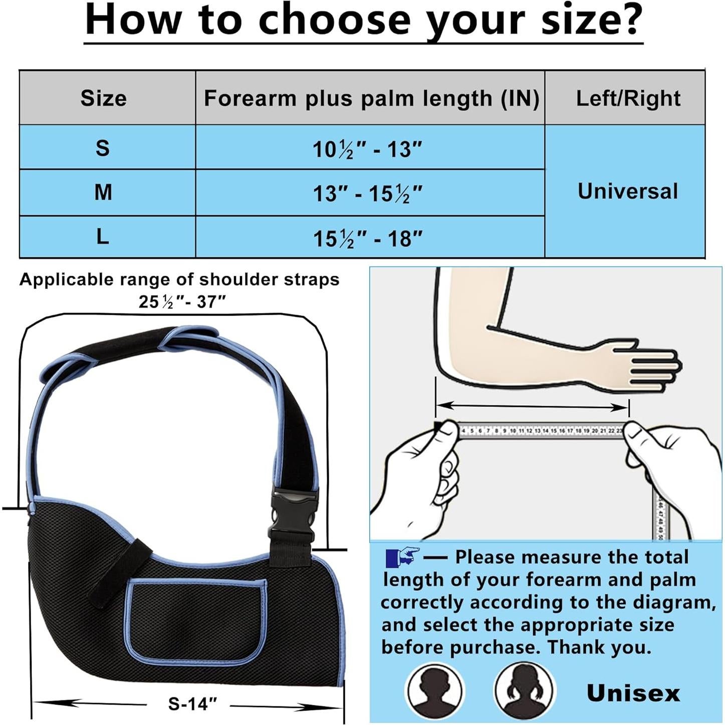 Inmovilizador de Hombro VISKONDA - Faja Médica Ajustable Pequeña