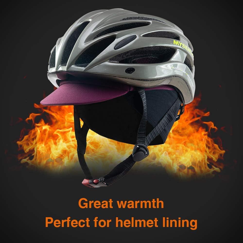 Gorro Térmico CATENA Unisex Rojo con Orejeras para Ciclismo