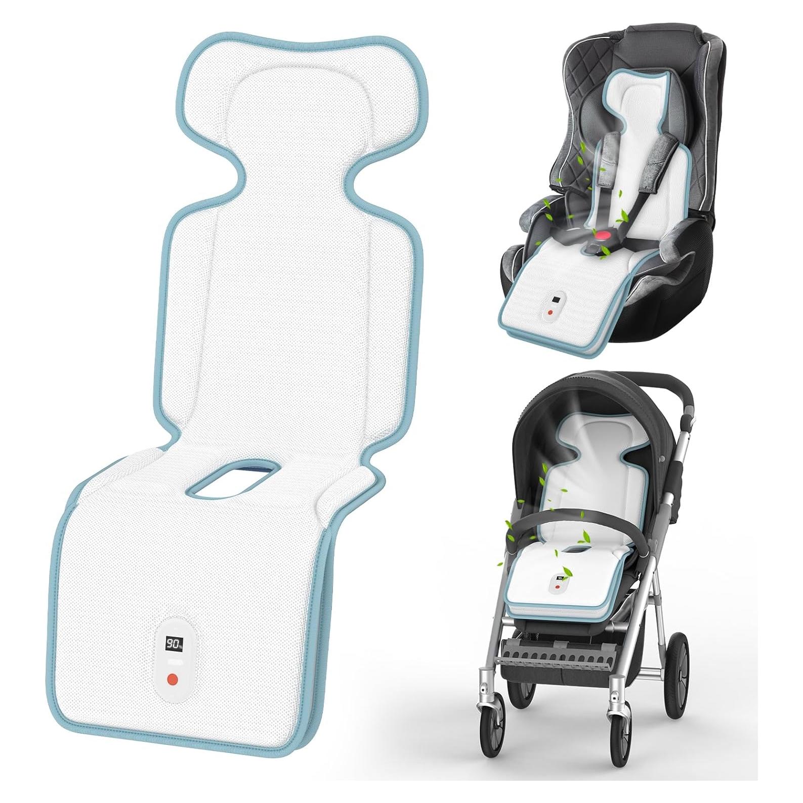 Almohadilla de Enfriamiento Amigos de Bella para Cochecito Azul