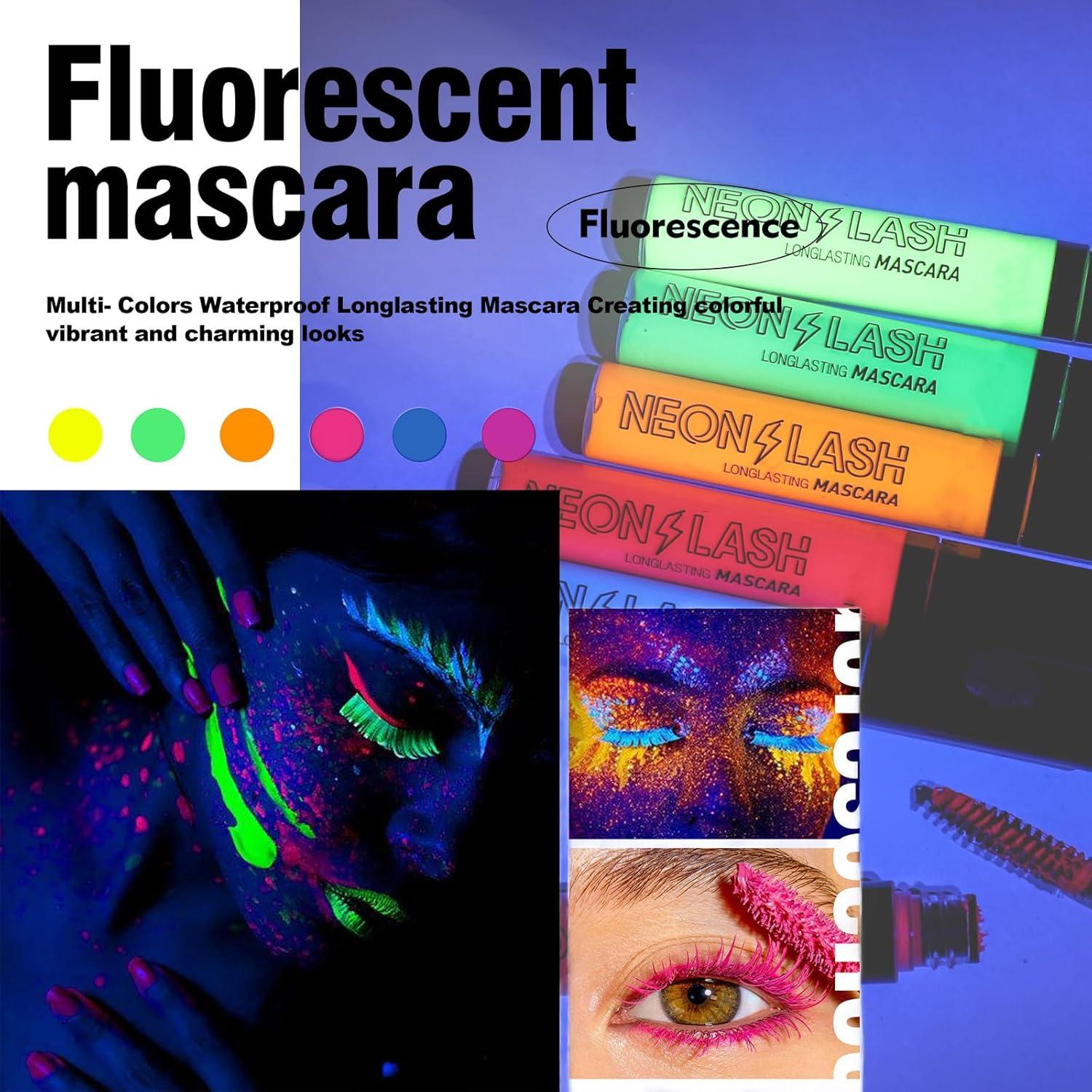 Juego de 6 Máscaras Líquidas Mate Mrettick UV Neón