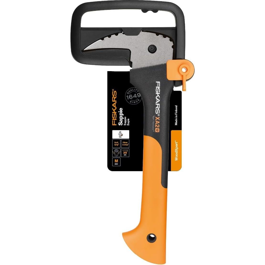 Sappie Fiskars WoodXpert XA2 - Cuchilla Acero 34.8 cm