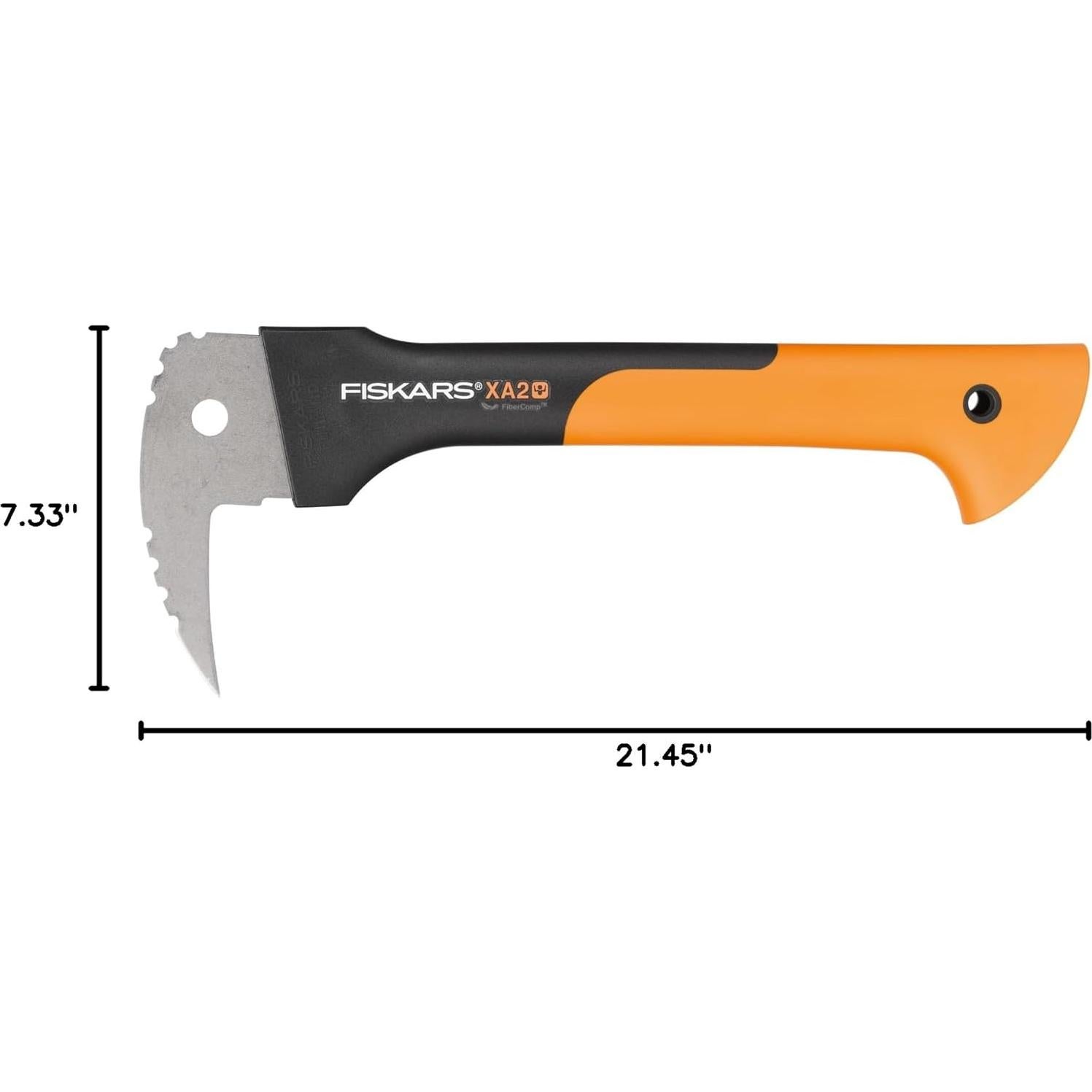 Sappie Fiskars WoodXpert XA2 - Cuchilla Acero 34.8 cm