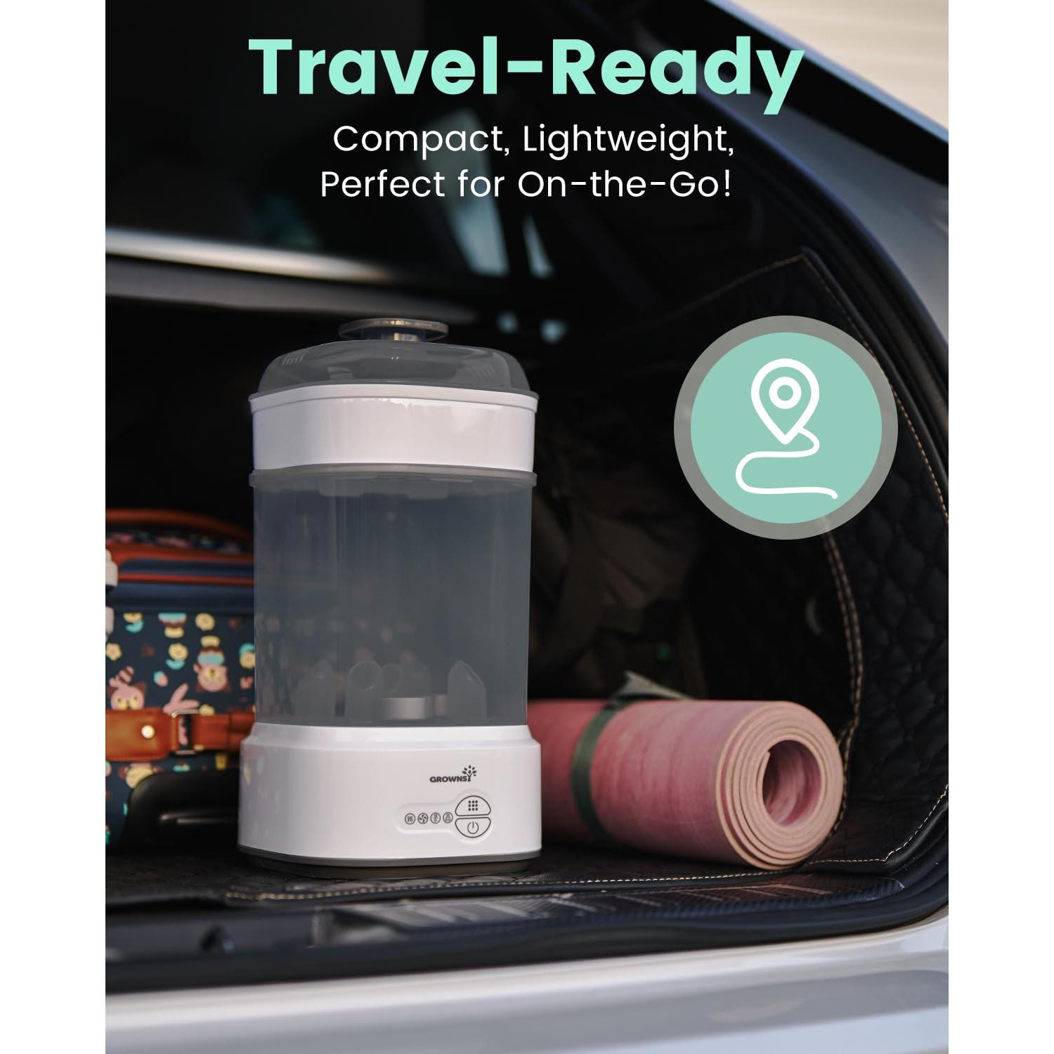 Esterilizador y Secador de Biberones Grownsy LS-BE916 Negro