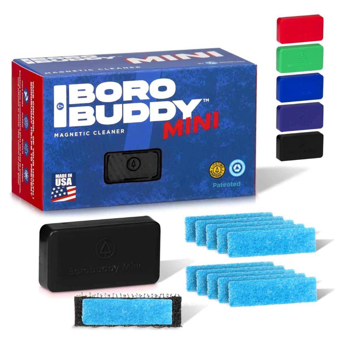 Limpiador de Vidrio Magnético SnowTree BoroBuddy Mini - Compacto, Negro