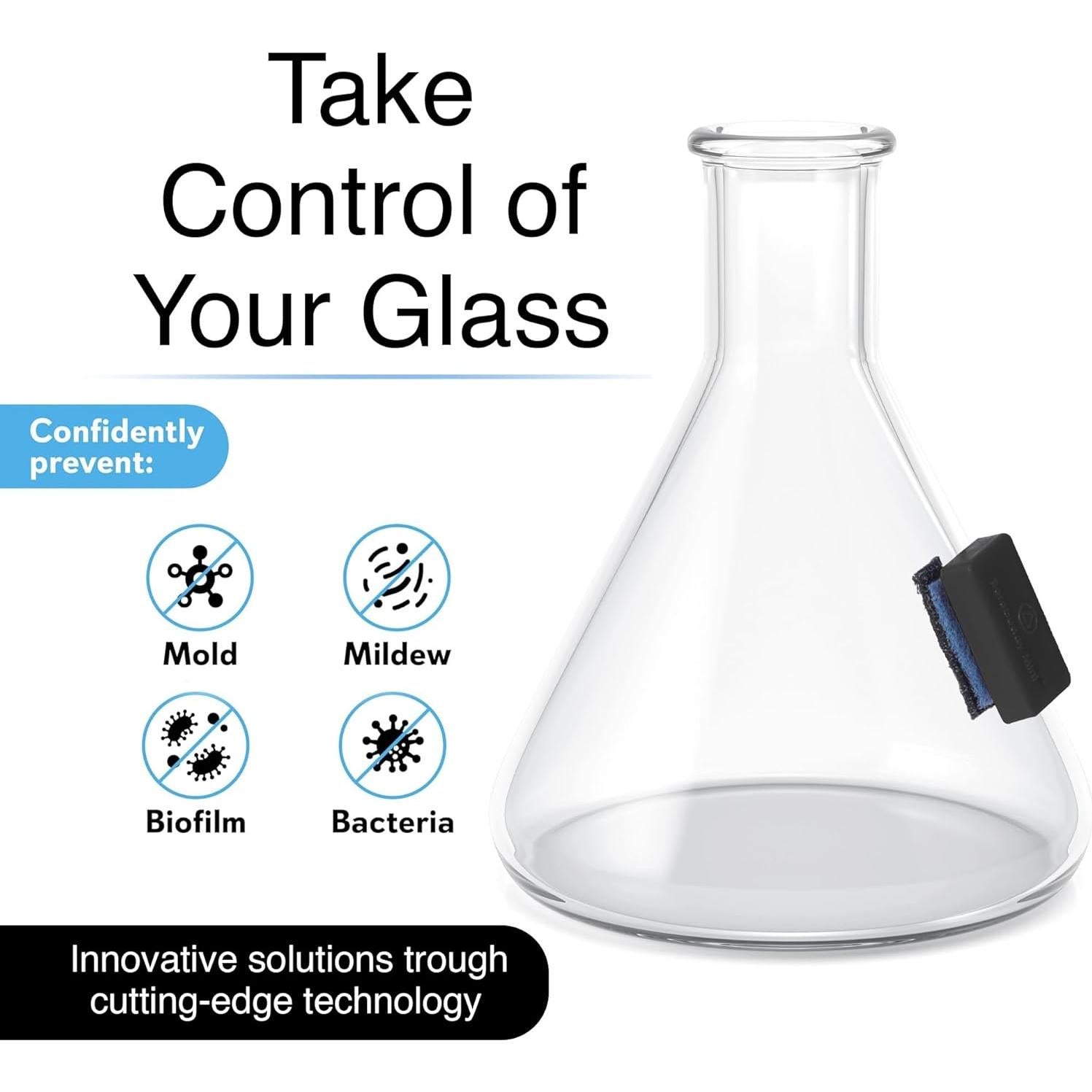 Limpiador de Vidrio Magnético SnowTree BoroBuddy Mini - Compacto, Negro