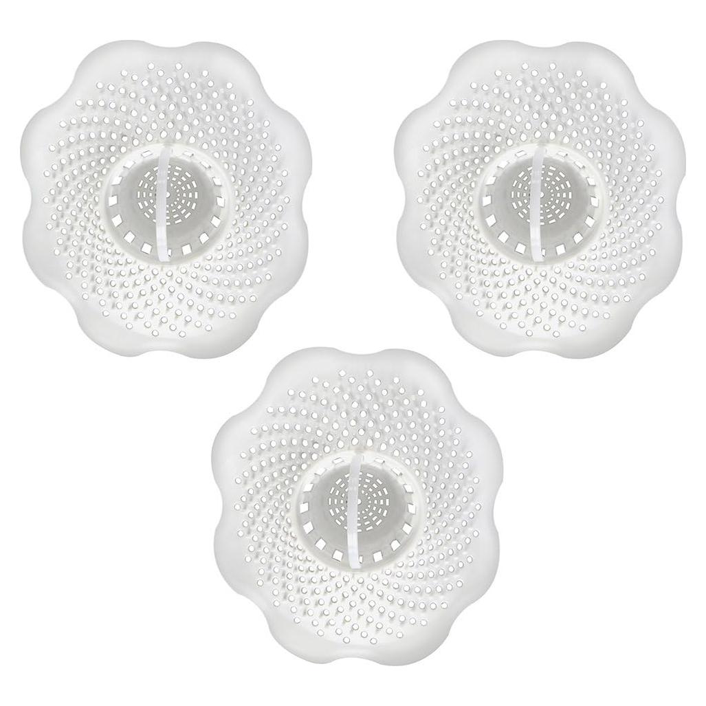 Danco Captador de Cabello para Drenaje de Bañera - Paquete de 3