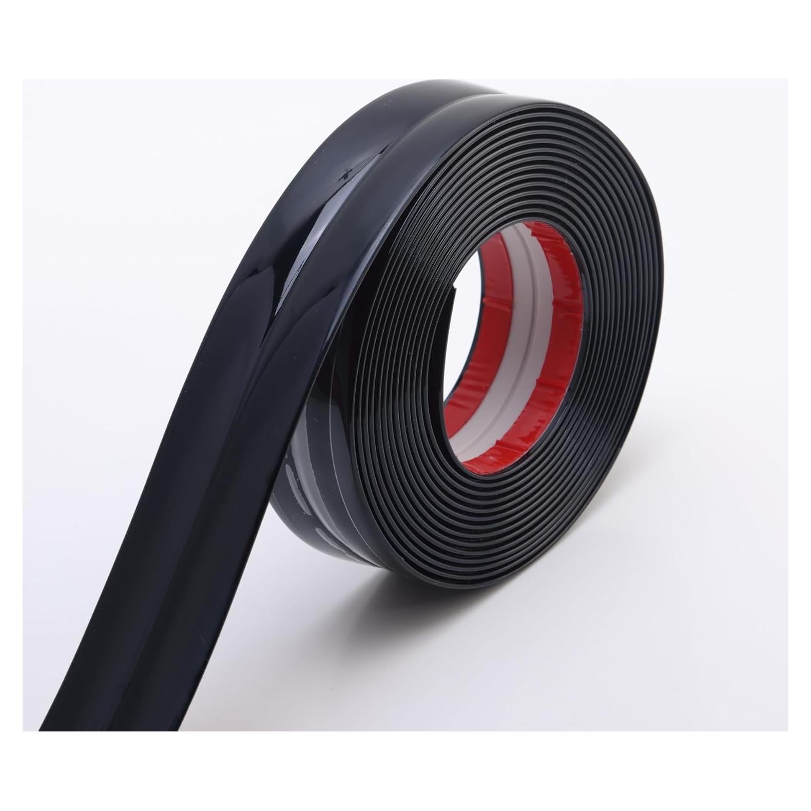 Moldura de Pared Trimold 5m x 2cm PVC Negro Brillante