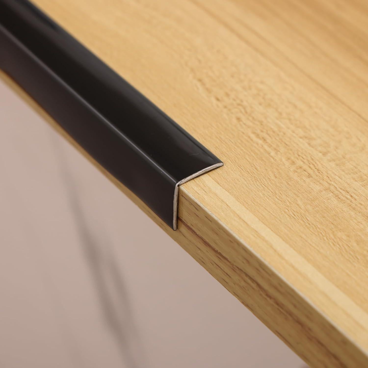 Moldura de Pared Trimold 5m x 2cm PVC Negro Brillante