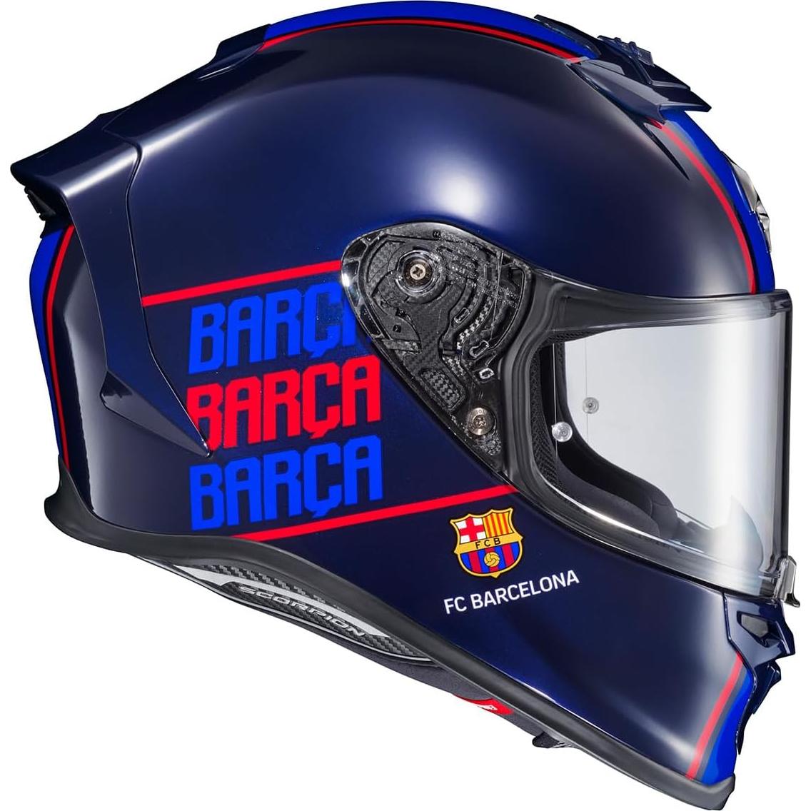 Casco Integral ScorpionEXO R1 Air Adulto Bluetooth Azul/Rojo