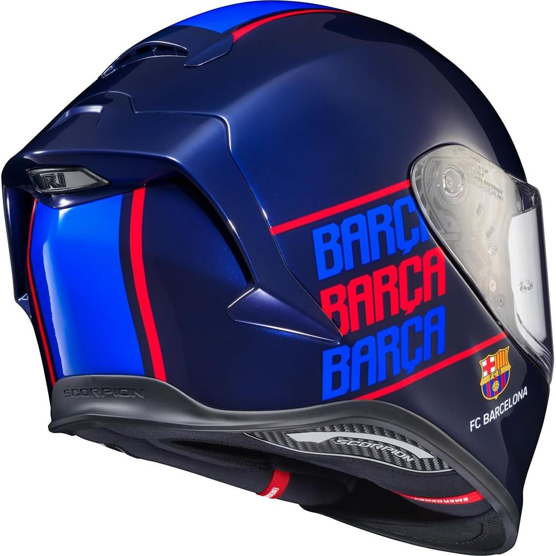 Casco Integral ScorpionEXO R1 Air Adulto Bluetooth Azul/Rojo