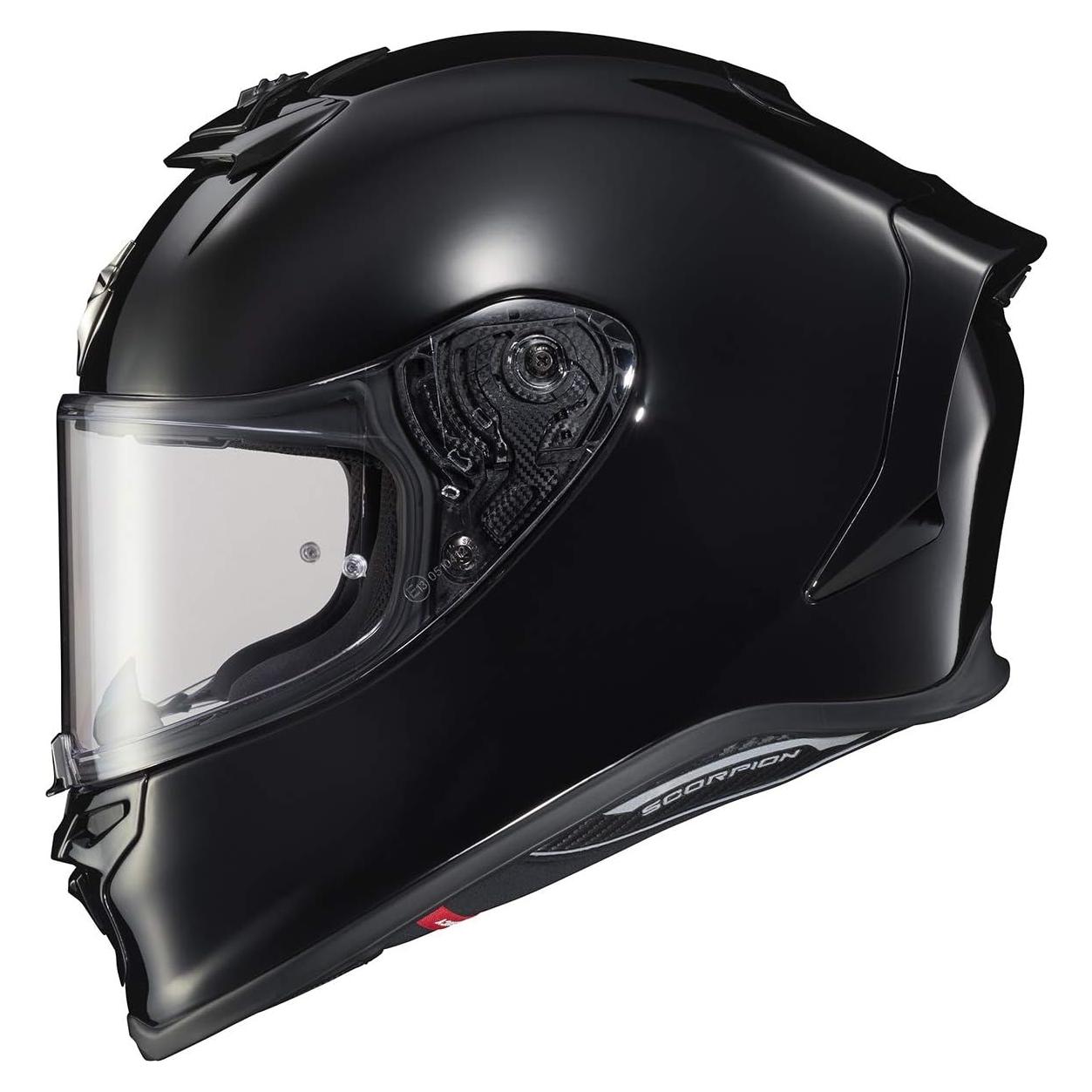 Casco Integral ScorpionEXO R1 Air Negro Brillante Mediano