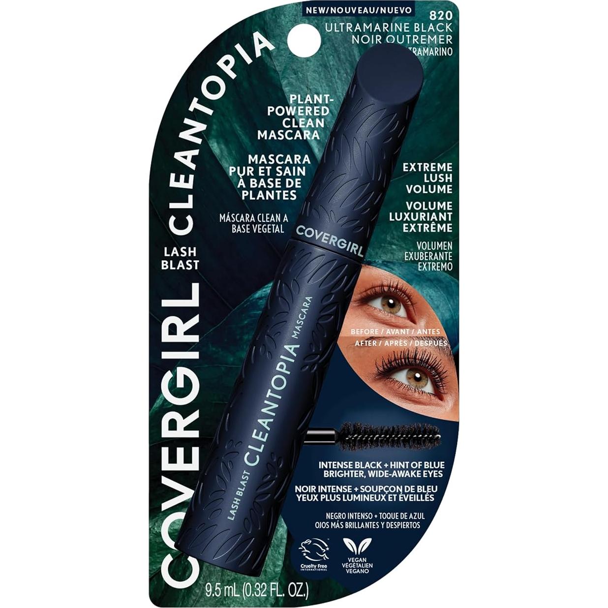 Máscara Voluminizadora Covergirl Lash Blast 820 Negro Ultramarino