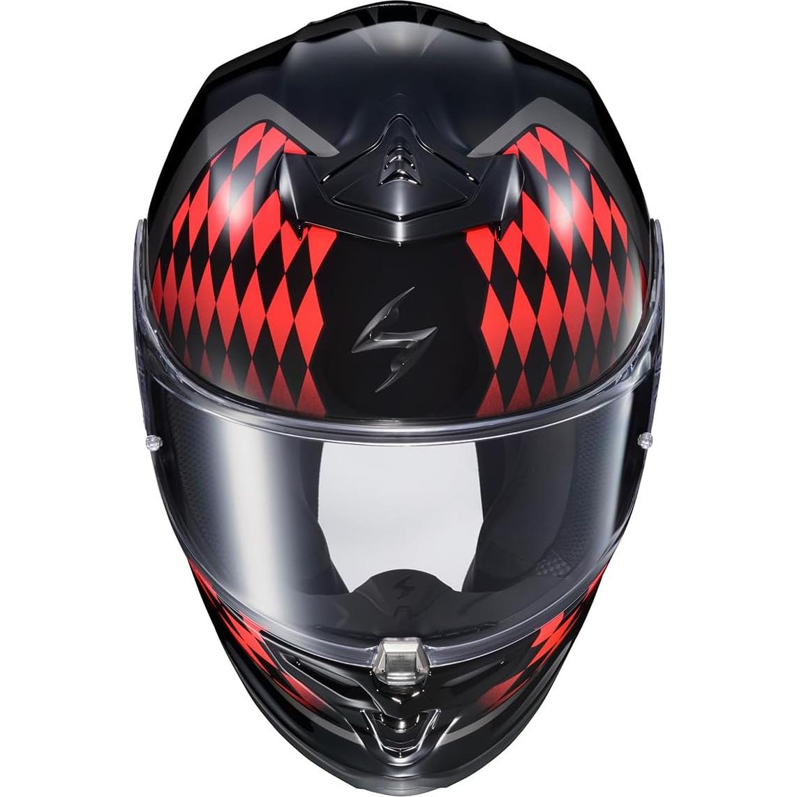 Casco Integral ScorpionEXO R1 Air Mediano Negro/Rojo