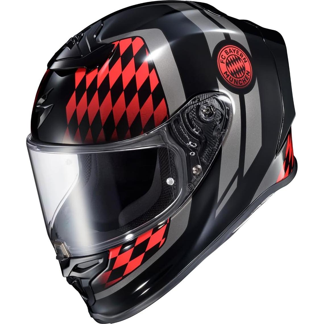Casco Integral ScorpionEXO R1 Air Grande Negro/Rojo