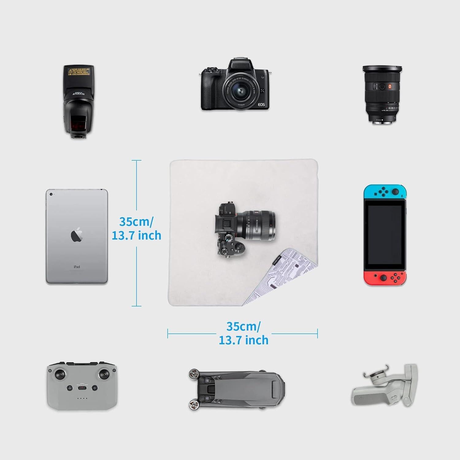 Funda Protectora PGYTECH para Lentes 34.8x34.8cm Anti-rayones