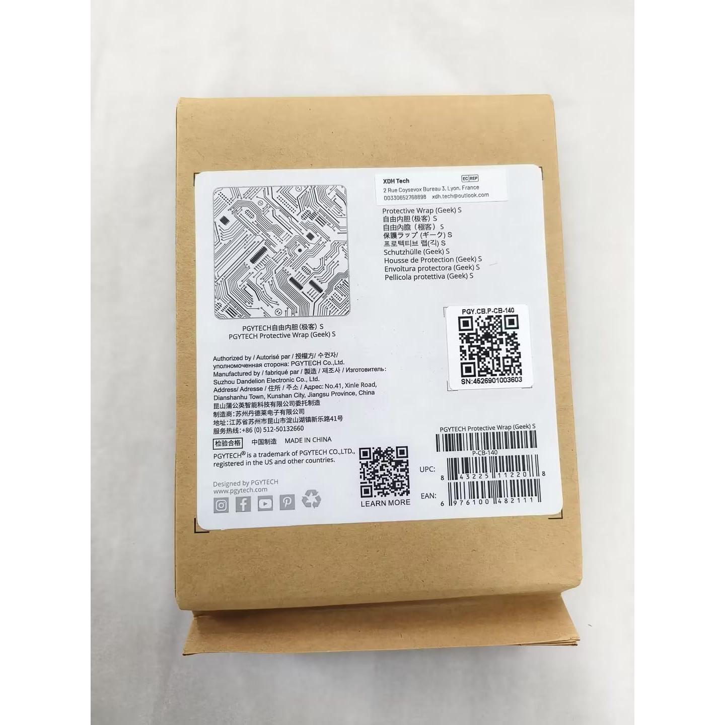 Funda Protectora PGYTECH para Lentes 34.8x34.8cm Anti-rayones