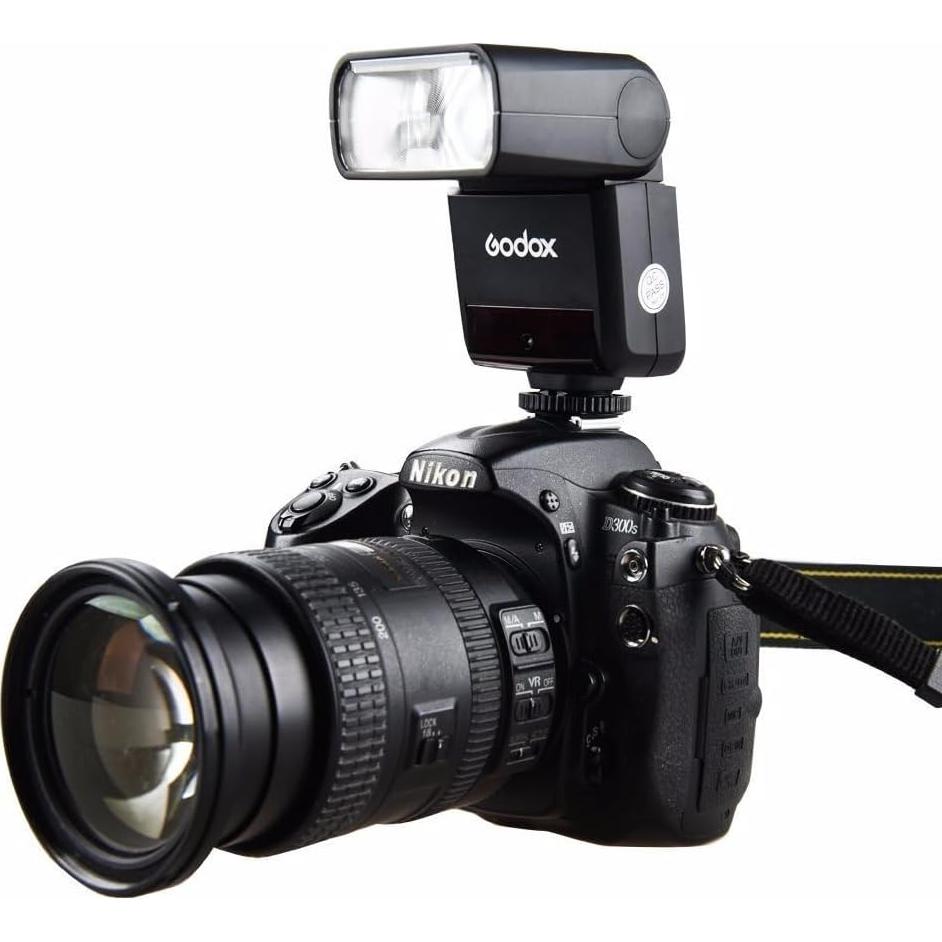 Flash Inalámbrico Godox TT350N para Nikon DSLR TTL GN36