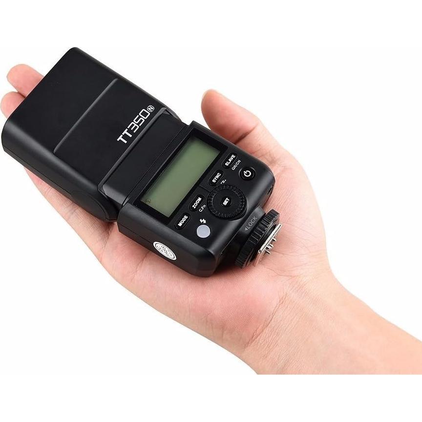 Flash Inalámbrico Godox TT350N para Nikon DSLR TTL GN36