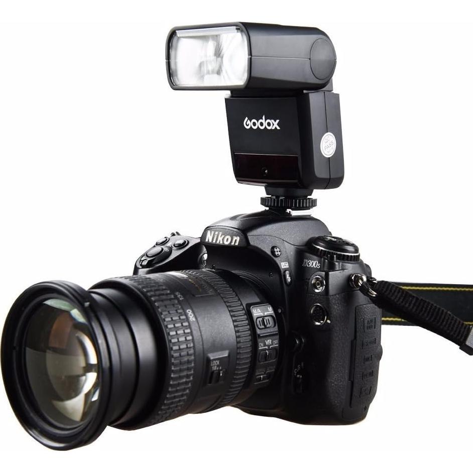 Flash Inalámbrico Godox TT350N para Nikon DSLR TTL GN36