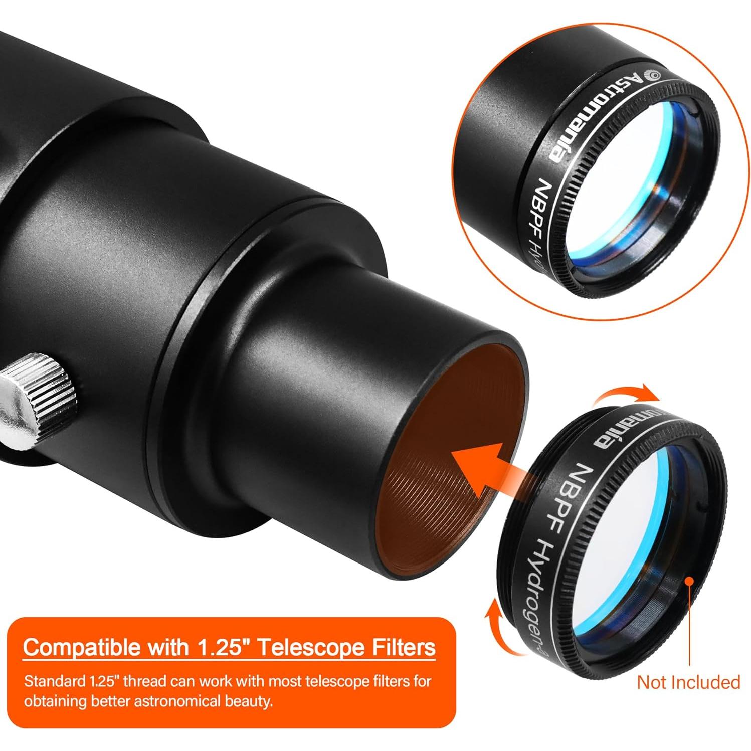 Adaptador de Cámara Astromania 31.7 mm para Telescopios