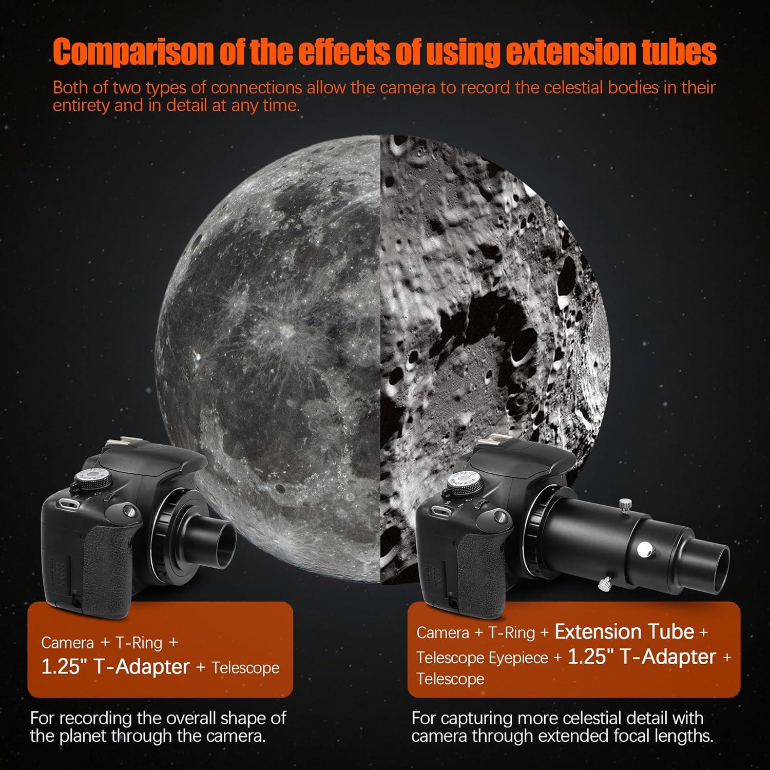 Adaptador de Cámara Astromania 31.7 mm para Telescopios