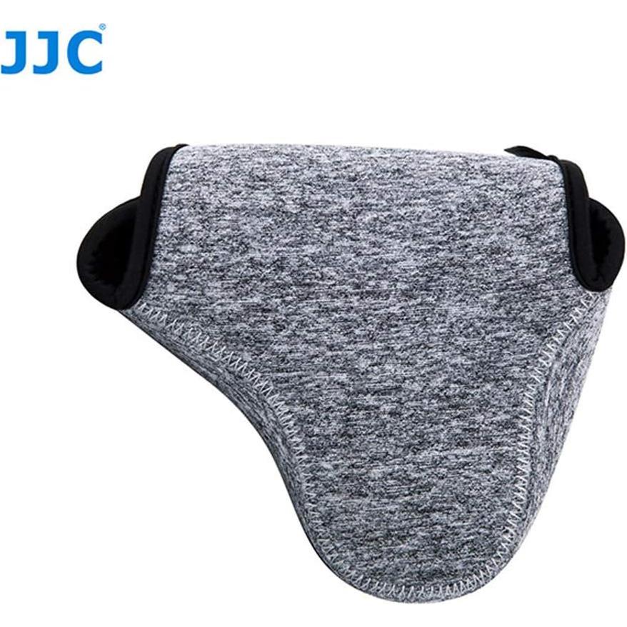Funda de cámara JJC neopreno gris para Sony y Canon