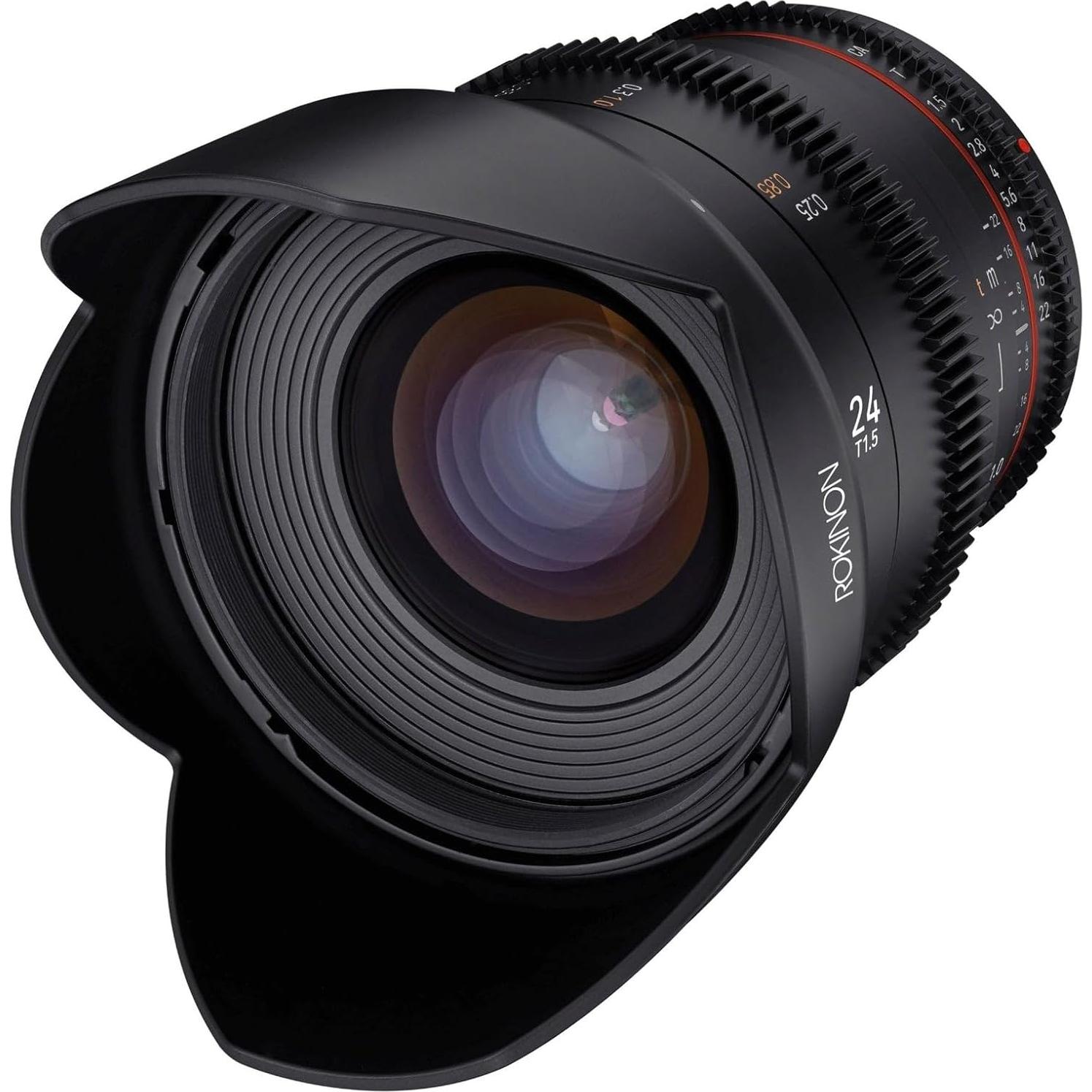 Lente Cine Rokinon DSX 24mm T1.5 para Canon EF