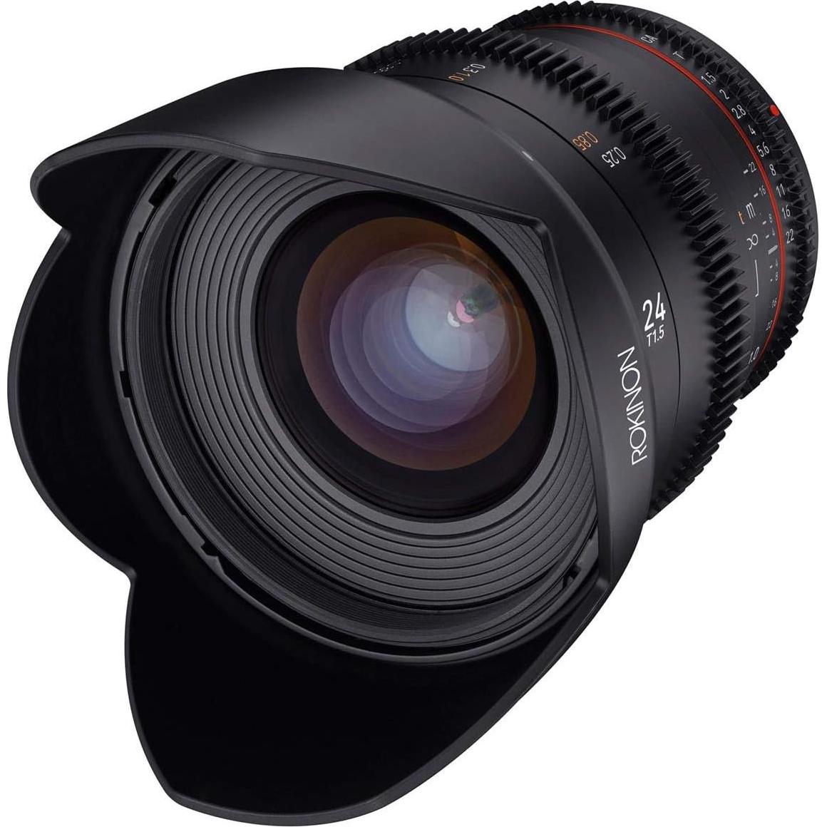 Lente Cine Rokinon DSX 24mm T1.5 para Canon EF