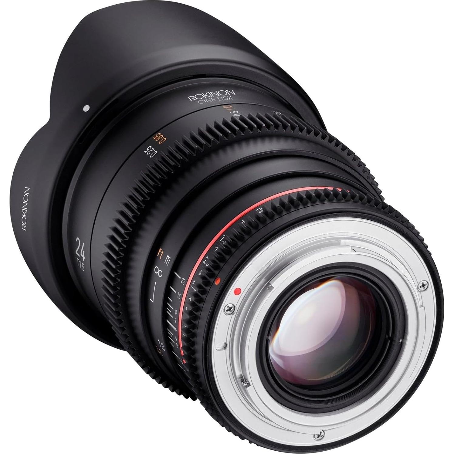 Lente Cine Rokinon DSX 24mm T1.5 para Canon EF