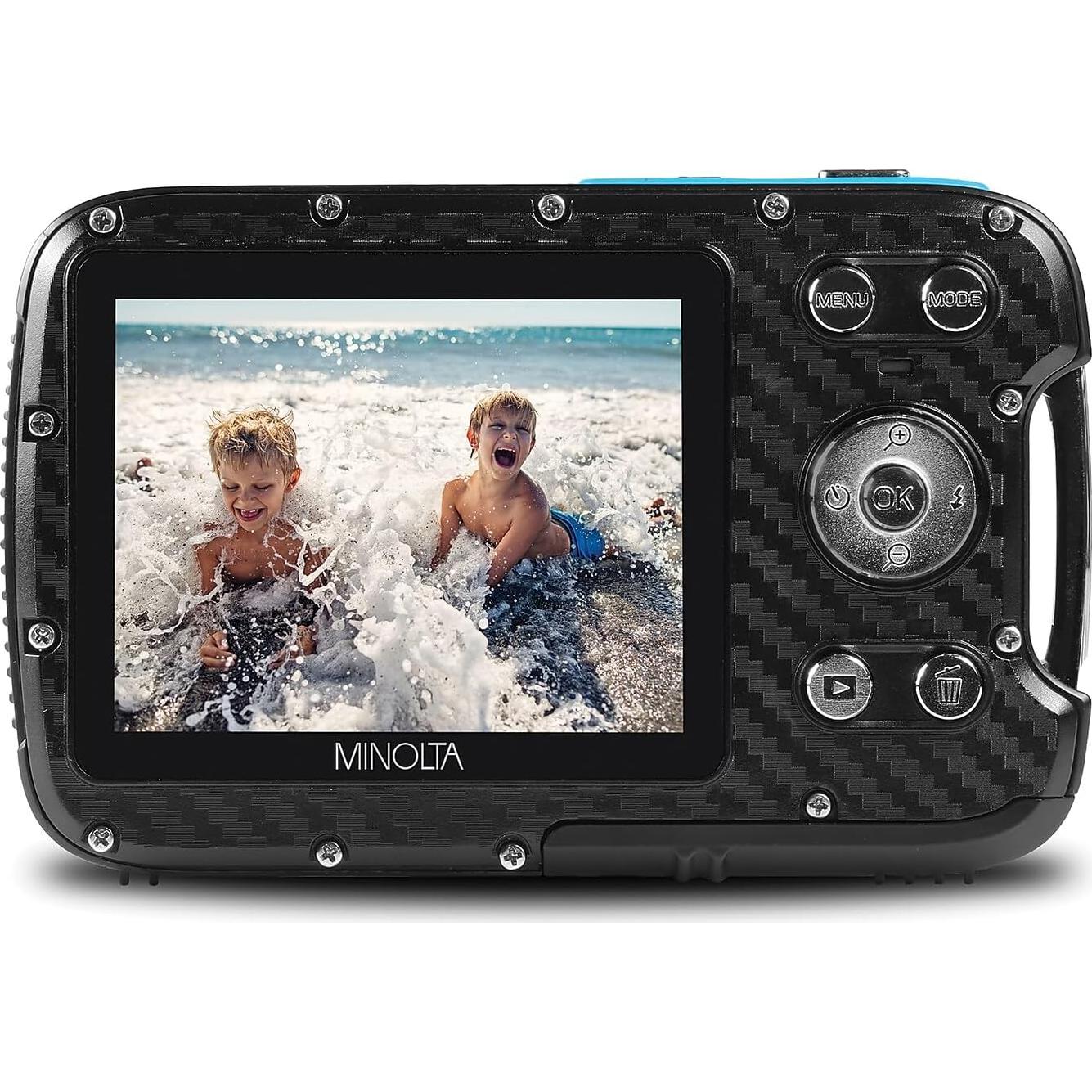 Cámara Digital Impermeable Minolta MN30WP 21MP Video HD 1080p