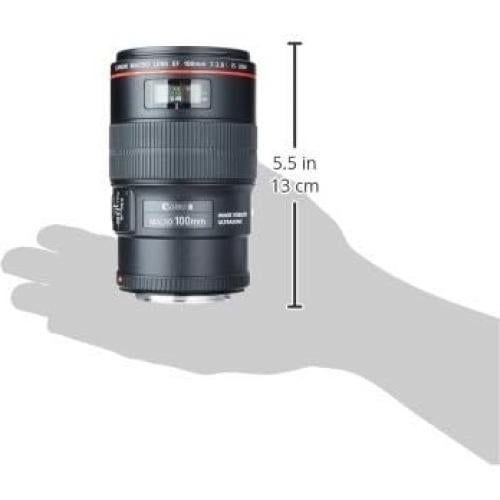 Lente Macro Canon EF 100mm f/2.8L IS USM para DSLR