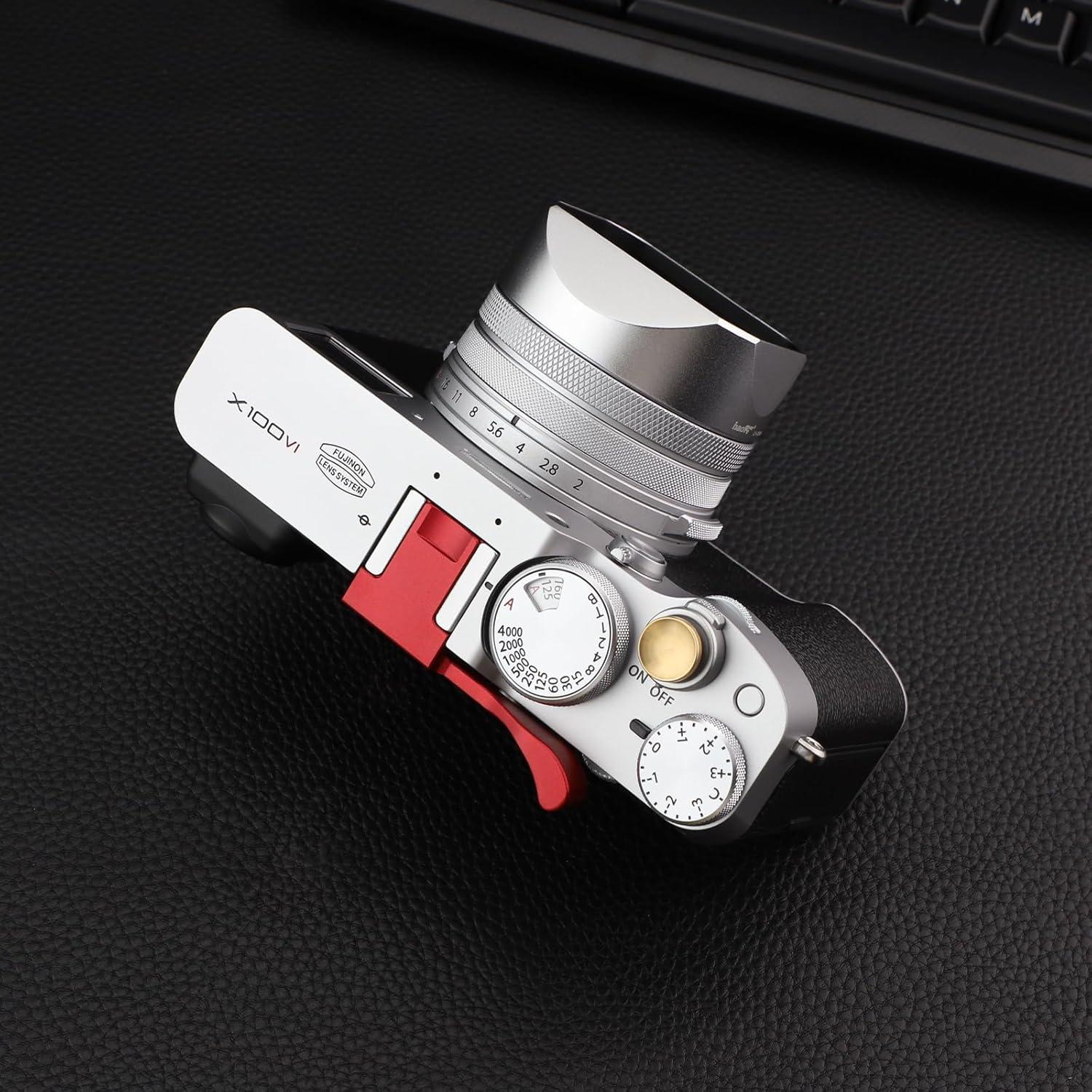 Capucha de Lente Metálica Cuadrada Haoge LH-X54W para Fujifilm X100VI/X100V