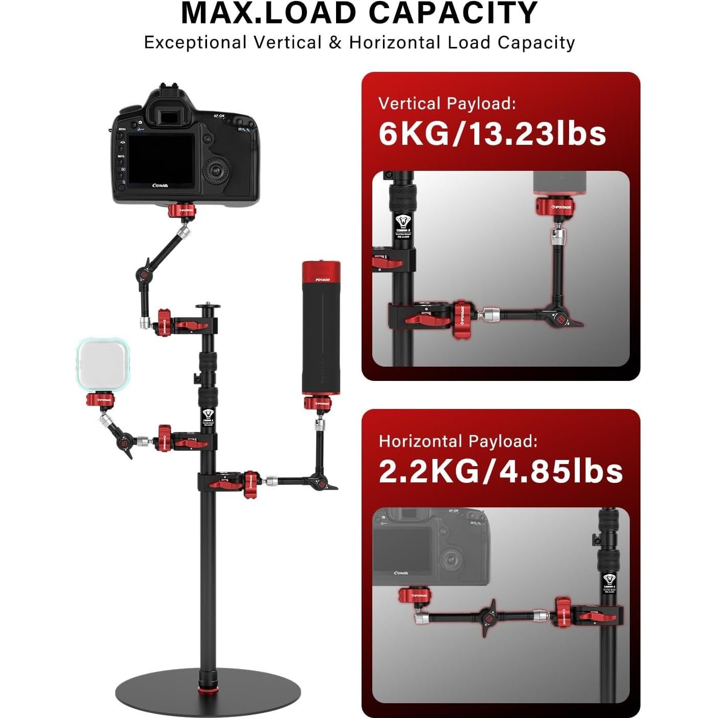 Brazo Mágico IFOOTAGE MA3-4 de 17.78 cm para Cámara