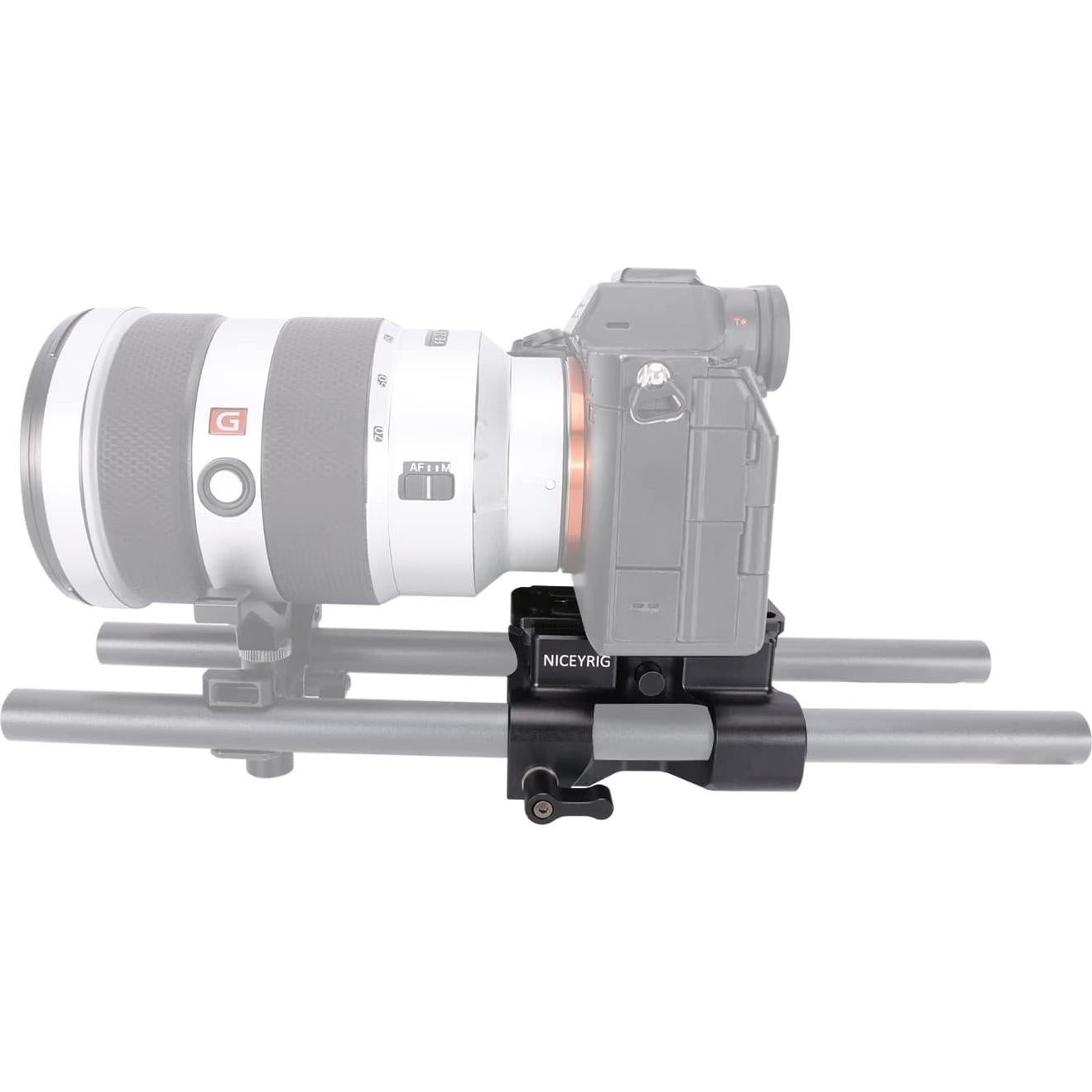 Base Placa Rápida NICEYRIG 15mm Arca-Swiss 2-en-1