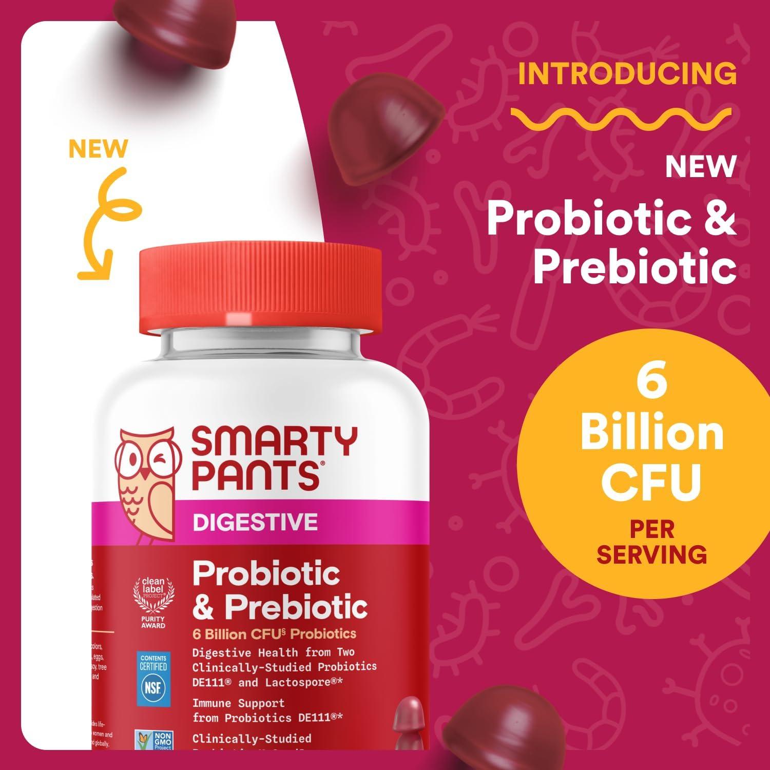 SmartyPants Gominolas Probioticas y Prebioticas Uva 60g