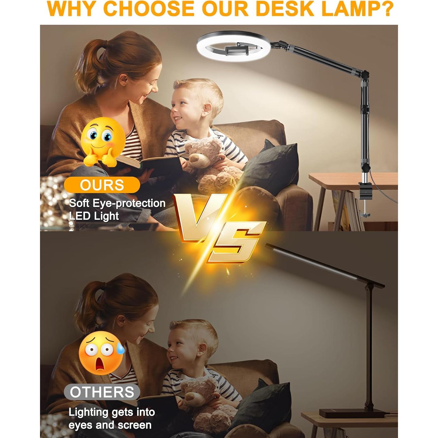 Luz de Anillo LED LUOLED RF50 con Soporte para Teléfono 1.18kg