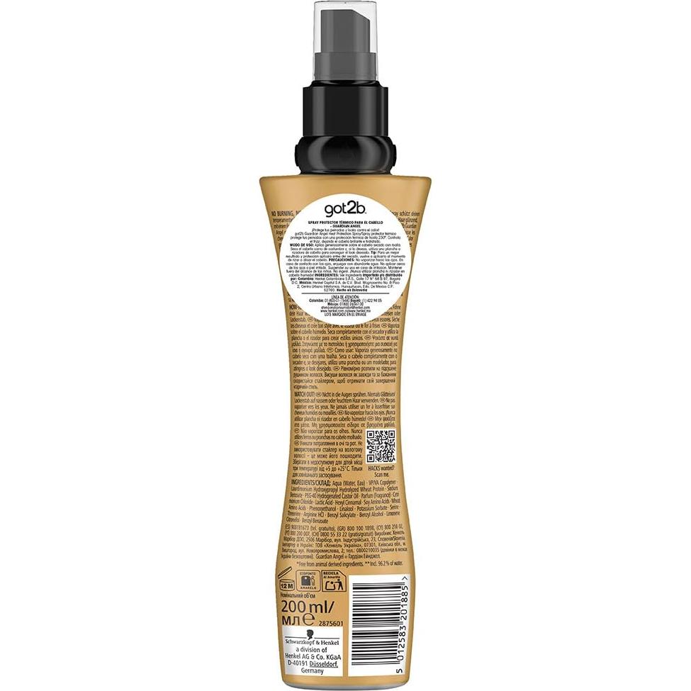 Protector de Calor Schwarzkopf got2b 200 ml Acabado Brillante