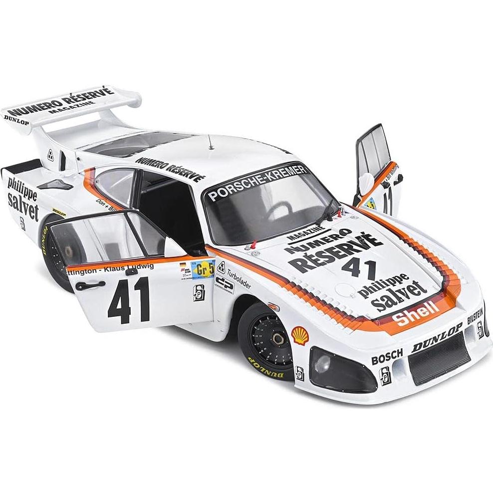 Coche Miniatura Coleccionable Solido Porsche 935 1:18
