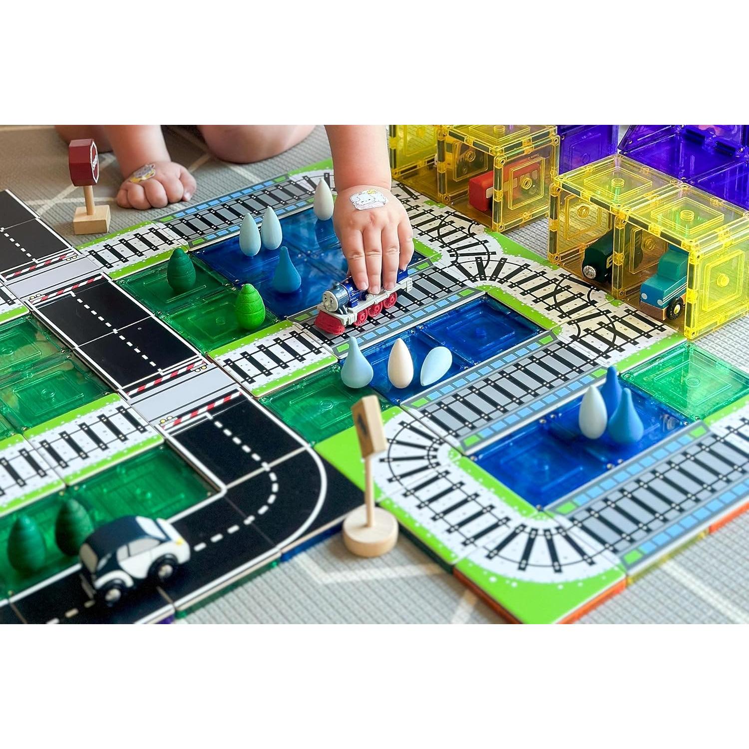 Paquete de Expansión Vías de Tren Magnéticas Learn & Grow - 36 Piezas