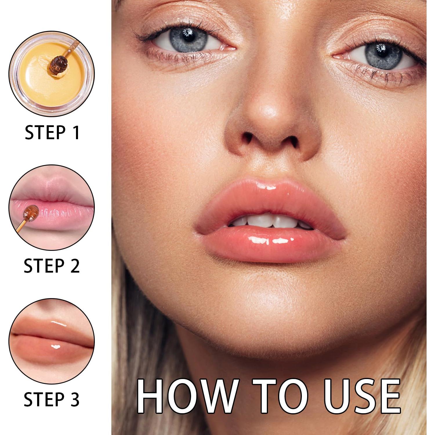 Mascarilla Labial Nocturna LemonSac 5.5g Miel y Fresa Hidratante