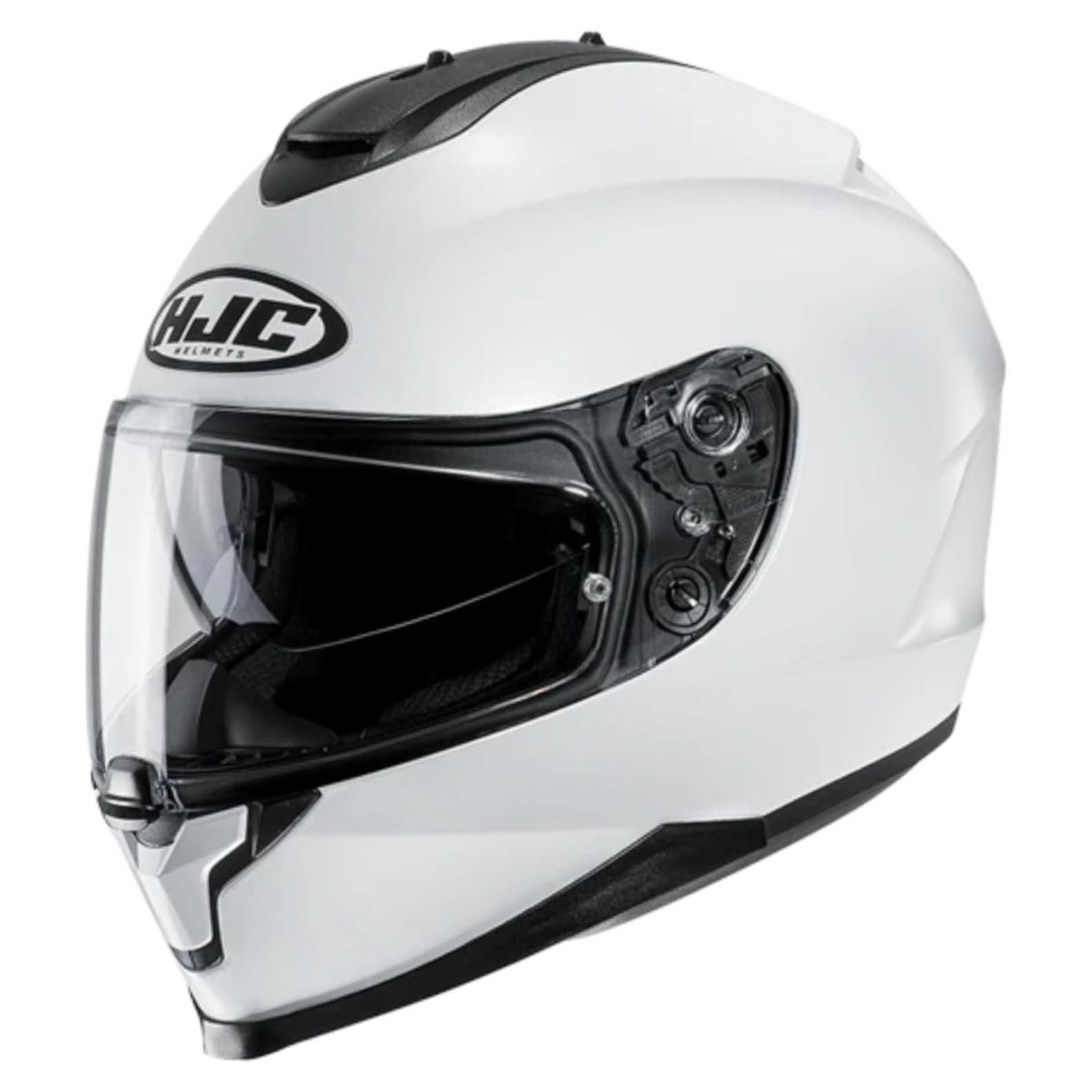 Casco Integral HJC C70 Blanco XX-Large con Escudo Pinlock