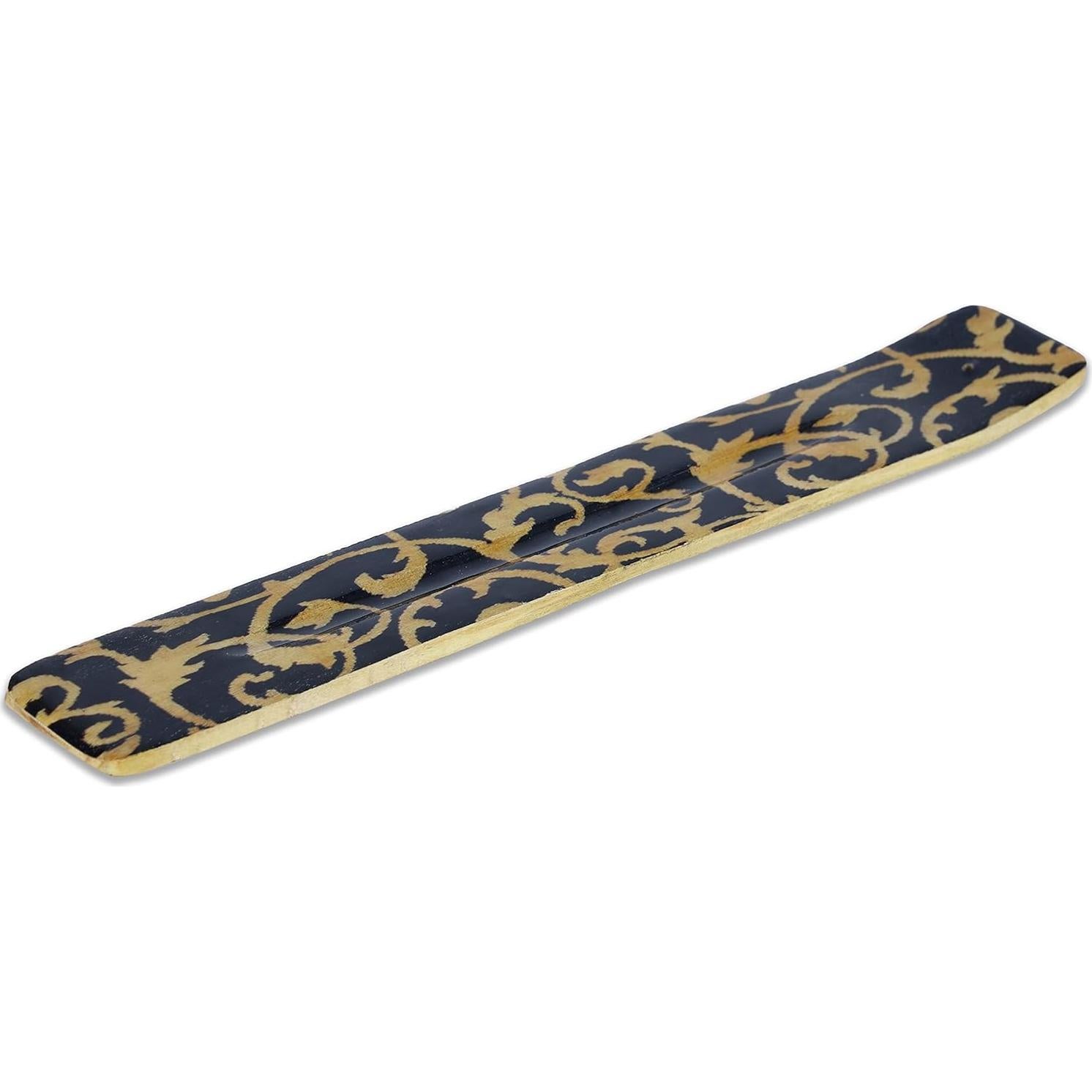 Soporte de Varilla de Incienso de Madera Bless 25.4 cm Hecho a Mano