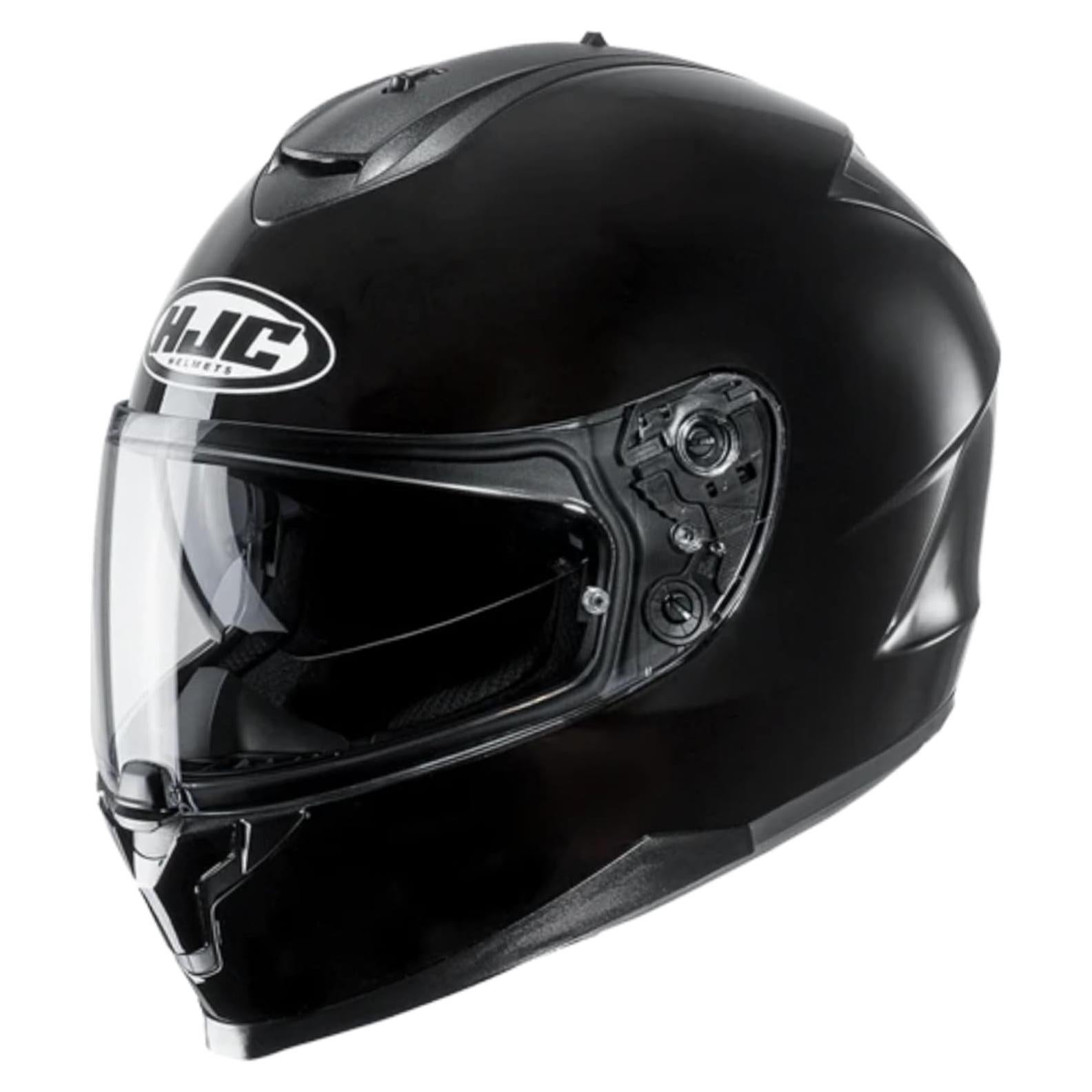 Casco HJC C70 Negro Mediano con Escudo Pinlock